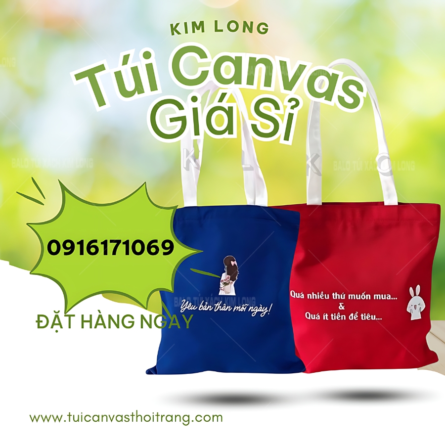 túi canvas giá sỉ