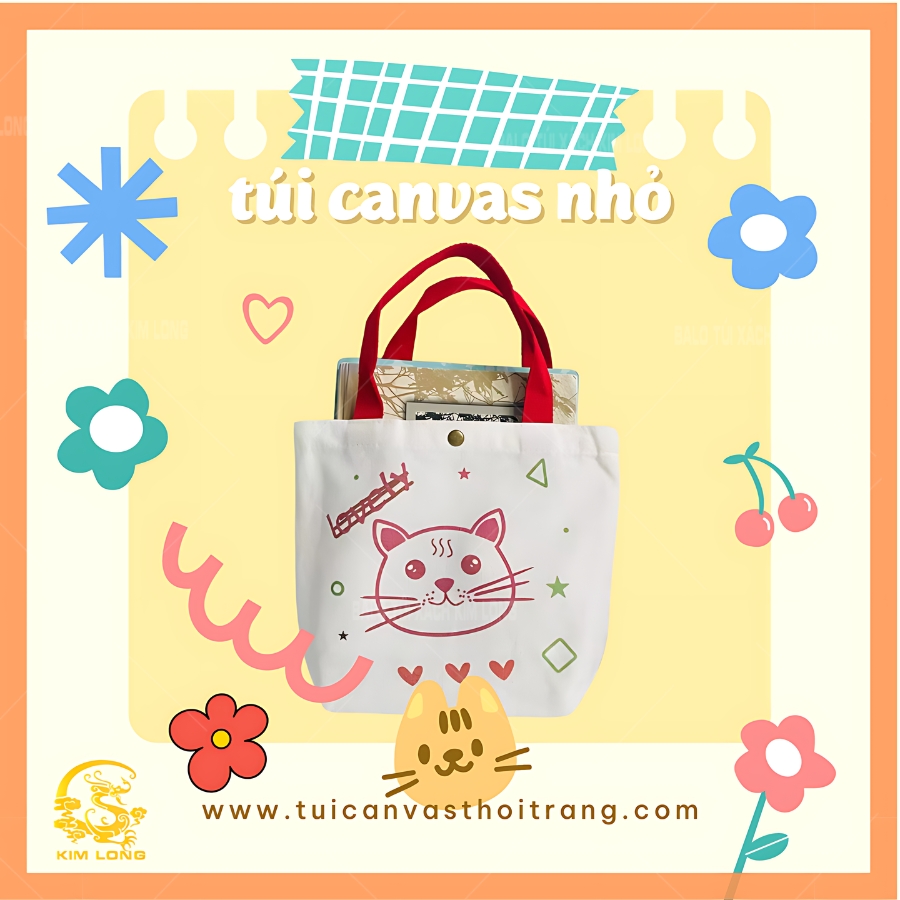 túi canvas nhỏ