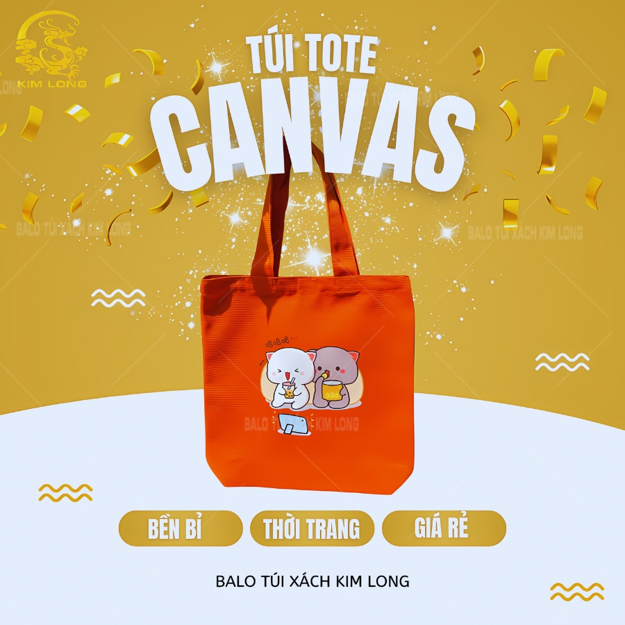 Túi Tote Canvas – Túi Tote Phong Cách, Giá Tốt