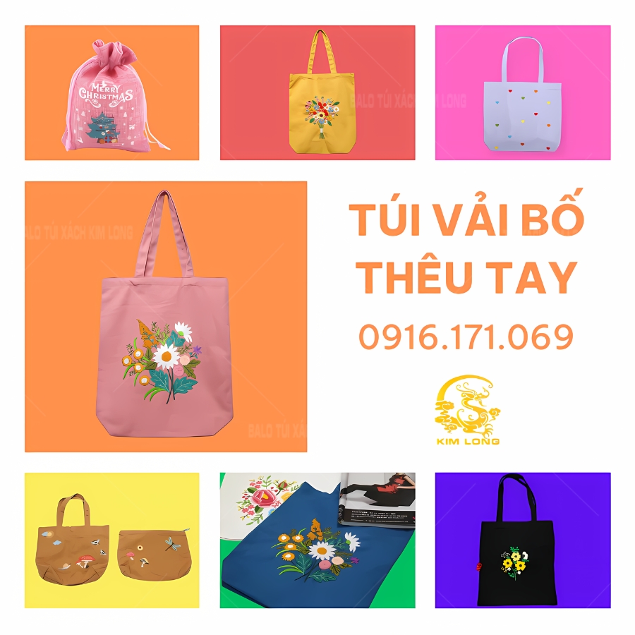 may túi vải canvas theo yêu cầu