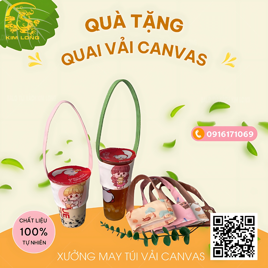 quà tặng quai vải canvas