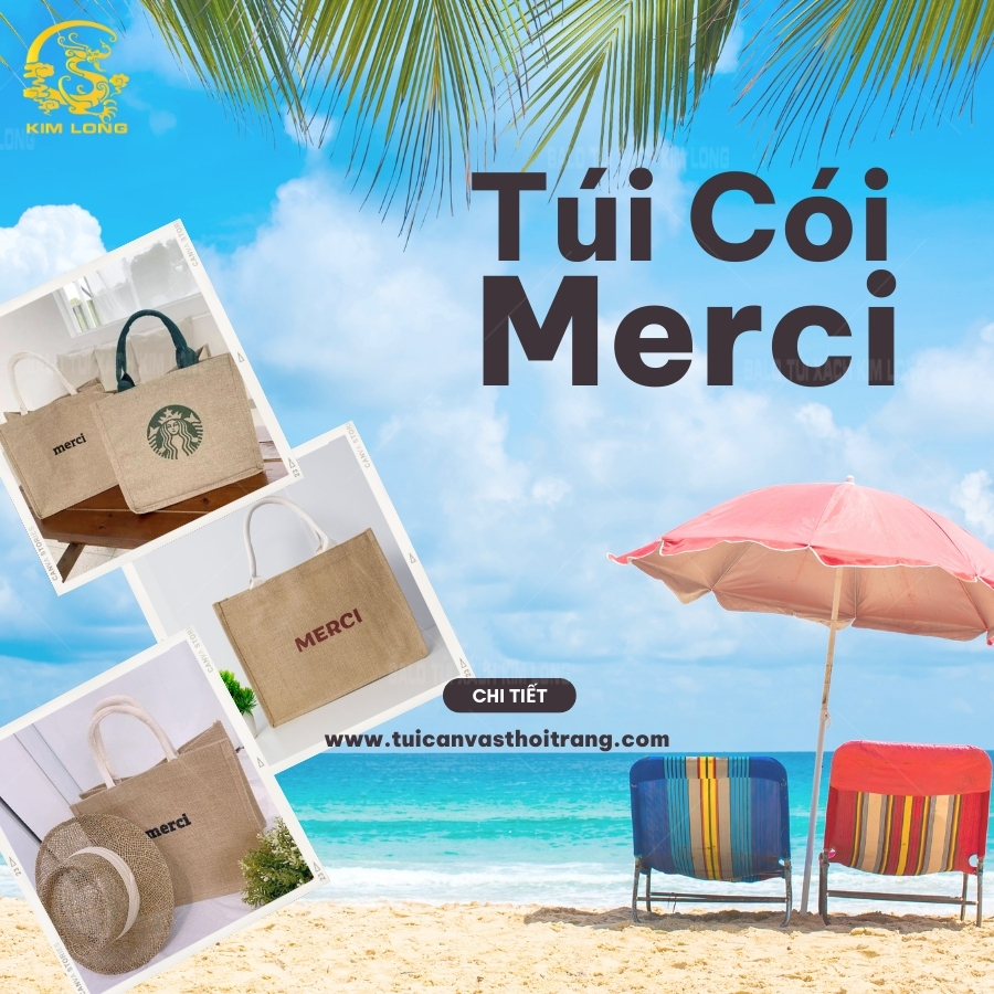 túi vải đay merci