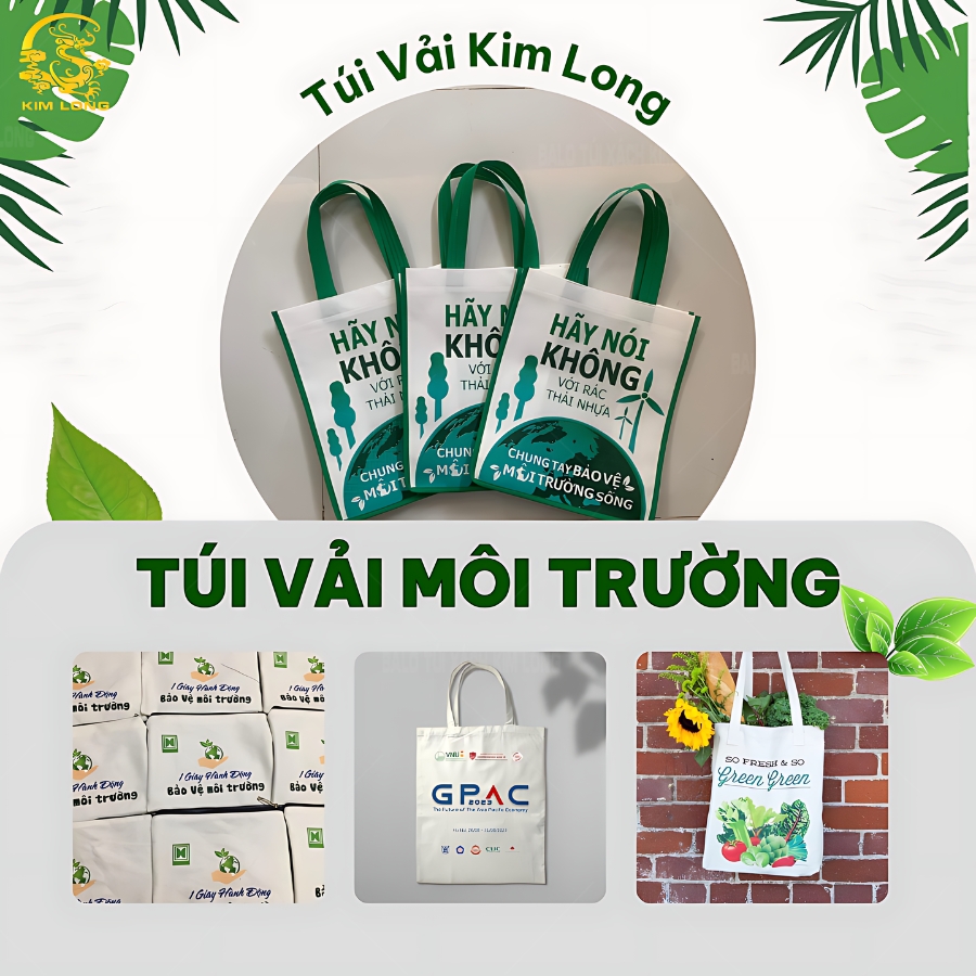 túi vải môi trường